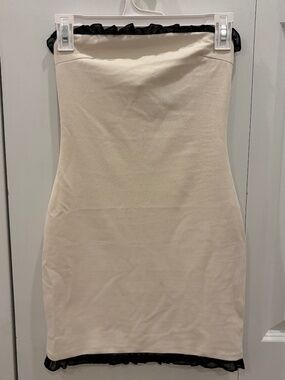 White Fox In Sync Mini Dress Cream